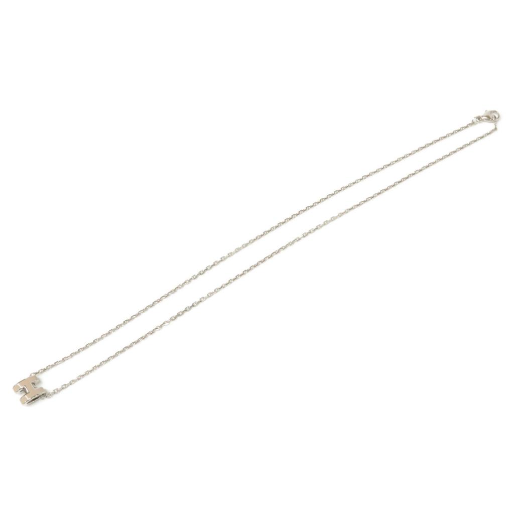 Hermes Excellent Condition Mini Pop Ash Necklace Marrons glacé/SVHardwareUsed