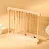 Solid Wood Necklace Display Stand Functional Wood Jewelry Stand Simple Display Holder for Necklace Arrangement