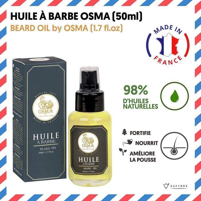 Kit Entretien & Soin De Barbier Par Sapiens : Coffret Barbe Avec Huile À Barbe, Brosse, Peigne Et Ciseaux
