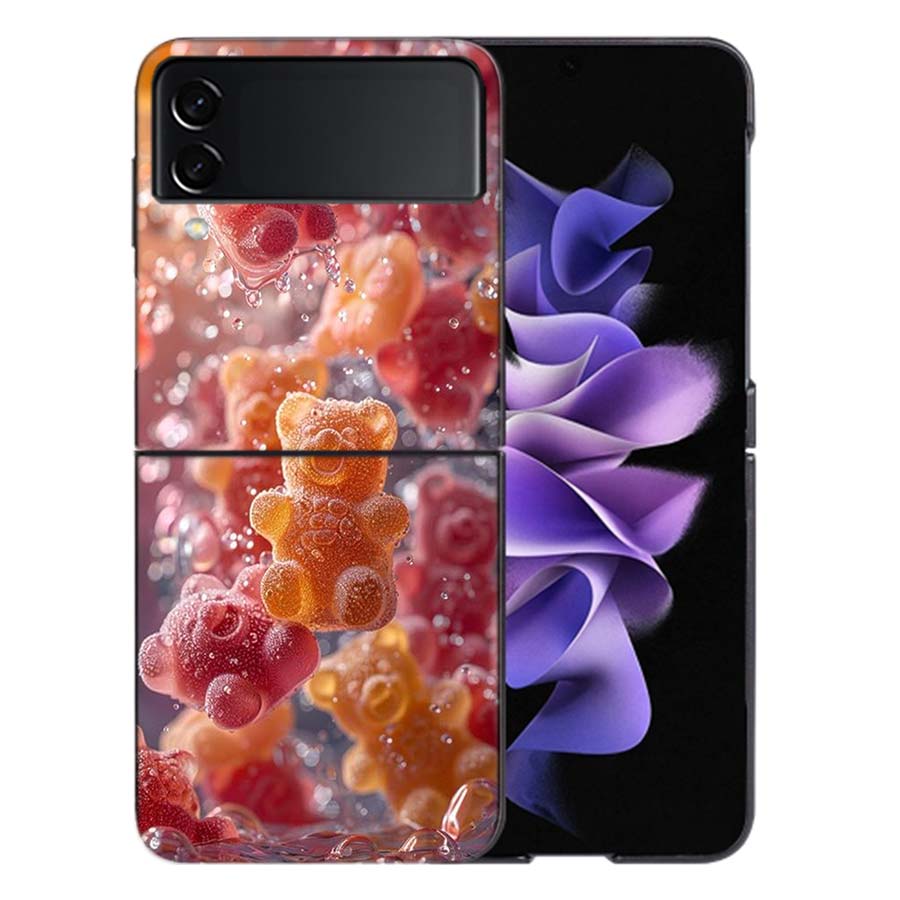 

Чехол-мишки для Samsung Z Flip7 6 Galaxy Case Ударопрочный Z Flip5 Z Flip3 4 5G Жесткая крышка Телефон TPU PC Жесткий Funda Galaxy Z Flip 5 5G