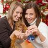 Friends Ornaments For Women 2D Acrylic Christmas Tree Pendant Home Decoration Acrylic Friendship Pendant For Tree For Outdoor