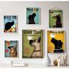 Cats and Dog Nordic Cute Simple Cartoon Canvas Poster Unframed Wall Art Painting Fashion Home Decoration living room accessories