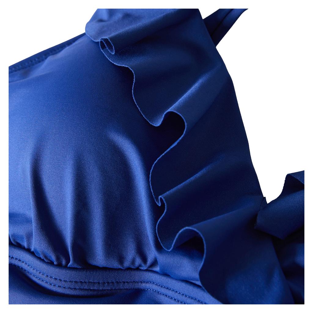 Ralph Lauren Womens/Ladies Ruffled V Neck Bikini Top