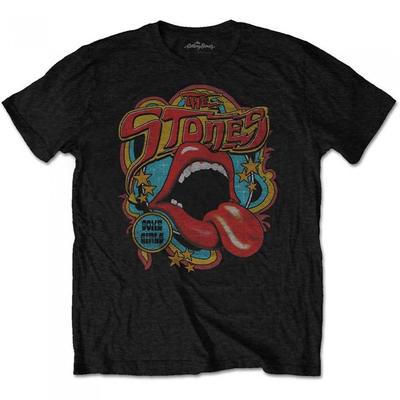 The Rolling Stones T-shirt unisex dla dorosłych w stylu lat 70