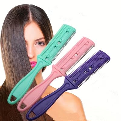1 Pcs Double-Sided Hair Cutting Comb for Long and Short Hair - Shape and Cut with Ease