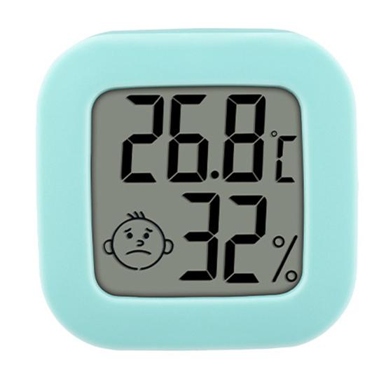 Feuchtigkeitsmesser Funk-Luftkomfort-Anzeige Kunststoff Elektronisch Niedrigenergie Mini-Thermometer für Innenräume