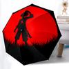 Luffy One Piece Automatic Folding Umbrella with Sturdy Iron Frame, Portable Compact Travel Umbrella All-Season Use Parties013