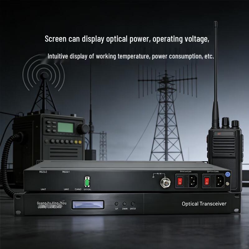 DB1000-RX Rack-mounted Shortwave Optical Transceiver