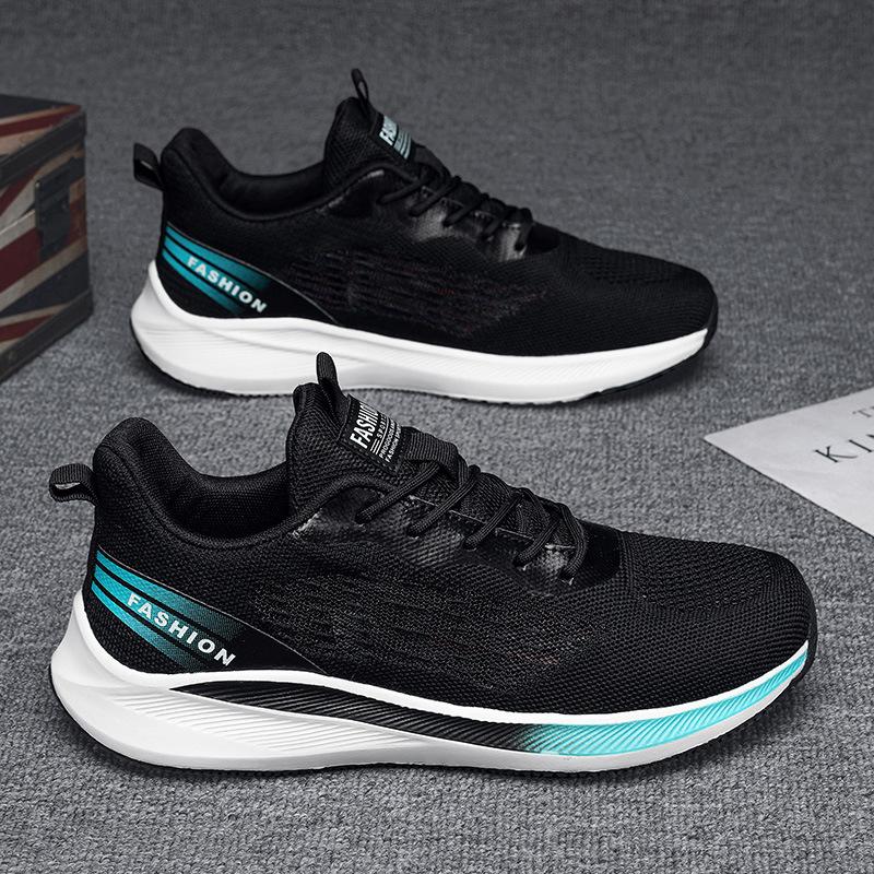 

Тренд розпродажу спортивне чоловіче взуття модне та універсальне, його можна носити в усі сезони, сітчасте дихаюче гумова підошва нековзаюча та зносостійка 44 чорний