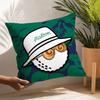 L-Leisure-M-M-Malbones Golf Pillow Case Square Double‑Sided Print Cushion Case For Sofa Home Bedchamber Decor Gift