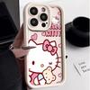 Explosive TEMU/Xiyin/TikTok Sanlio TK Cat Hello Kitty for Apple 16 Mobile Phone Case Ladder