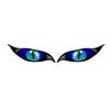 2PCS Motorcycle 3D Stereo Reflective Cat Eyes Sticker Creative Rearview Mirror Decal for Motorbike Car Auto Decoration Stickers