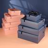 Luxury Blue & Pink Bow Paper Gift Box for Lipstick, Perfume, and Cosmetics - Perfect for Birthday or Party Favors