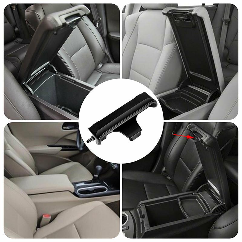 Pro Acura RDX 5 dveří 2013-2018 Černá západka středové konzoly Loketní opěrka Zámek Víko Autodíly Příslušenství 83417-TX4-A01
