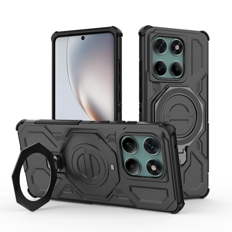 For Moto Edge 60 Fusion Case Cover Motorola Moto Edge 60 Fusion Capas Shockproof Bumper Attraction Adsorption Ring Holder Fundas