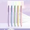 5 Colors Retractable Gel Pen 0.5mm Neutral Pen Signature Pen School Supplies