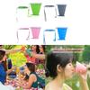 2 stuks Intrekbare Siliconen Koffiekop Lekvrij Waterbeker Buiten Opvouwbare Kampeerbeker Uitklapbare Drinkbeker met Deksel