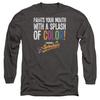Dubble Bubble Unisex Adult Paints Your Mouth Long-Sleeved T-Shirt
