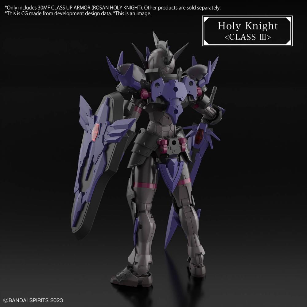 Bandai Spirits 30mf Class Up Armor Rozan Holy Night, farbcodiertes Kunststoffmodell, mehrfarbig, Rozan Holy Night