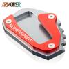 Motorcycle Accessories For Ducati Supersport 939 Super Sport CNC Aluminum Side Stand Kickstand Extension Pad Support
