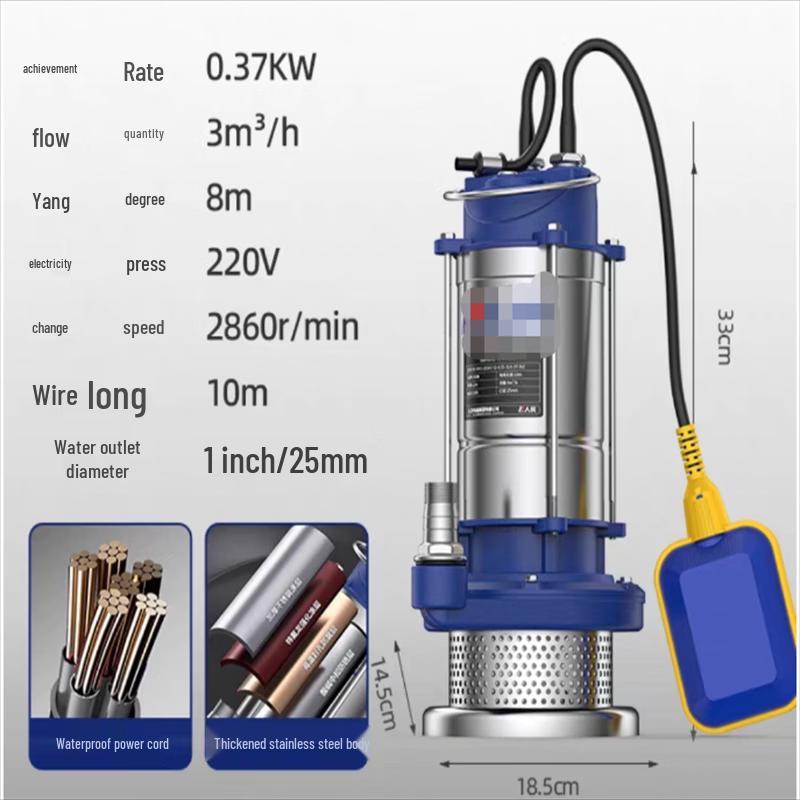 

HANDUNYOU Stainless Steel Submersible Sewage Pump