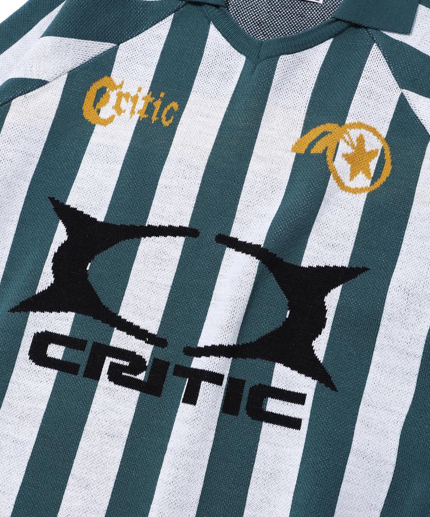 CRITIC Knit Stripe Racing Jersey Mint