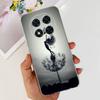 For Xiaomi Redmi Note 14 14Pro Case Coque Soft Silicone Back Cover Flower Butterfly Love Heart Clear Funda Redmi Note14 Pro Capa