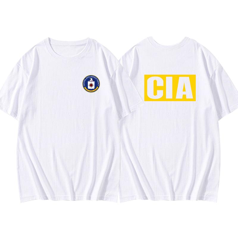 Central Intelligence Agency CIA Agenten Film- und Fernsehserie Rundhals Kurzarm T-Shirt Männer und Frauen Halbarm