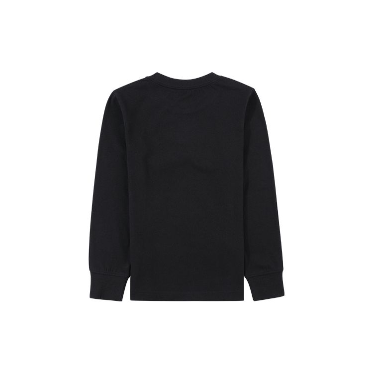 Jordan Color Block Big Logo Pullover T-Shirt Kids Tops Black JD2032204GS-001