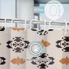Aimego Western Aztec Shower Curtain - Southwest Boho Chic Geometric Ethnic Tribal Vintage Country Farmhouse Fabric Cloth Bath Sh