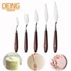 Cake Spatula Set Stainless Steel Butter Cream Knife Cake Scraper Smoother Metal Cake Decoration Baking Pastry Tools
