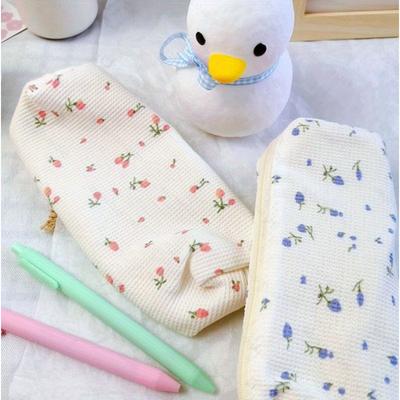 1pc Pencil Holder Bag 1PC Floral Pencil Bag Pencil Holder Pen Pencil Case Stationery Pouch Cosmetic Bag Stationery Case