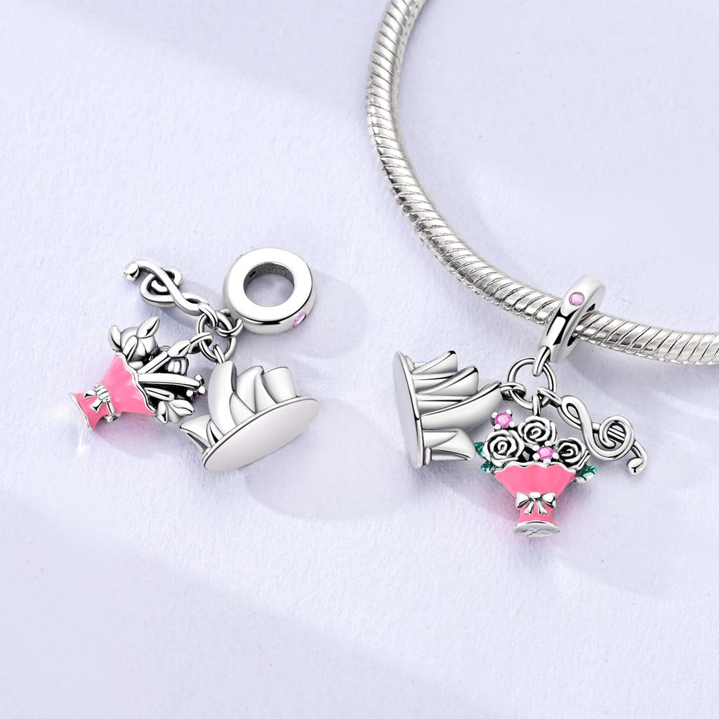 Copper Plated Charms Bow Tie Frogs Beads Fit Bangle Bracelet Pendants Dangle Diy Jewelry Gift For Women