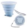 Folding Cup 180ml Food Grade Silicone Water Cup Portable Silicone Retractable Environmental Friendly Drinkware