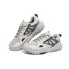 Skechers Baskets pour homme Monster Mesh Cuir Synthétique Confortables Amortissantes Durables Basse Top Gris Clair 237279-LTGY