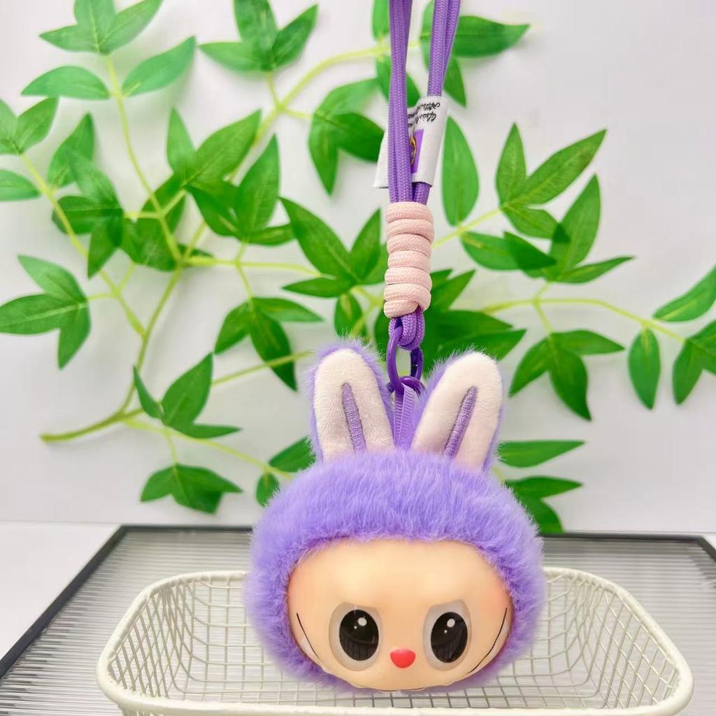 Cute Cute Vinyl Head Pendant Plush Toy Doll Cartoon Bag Pendant Keychain Doll