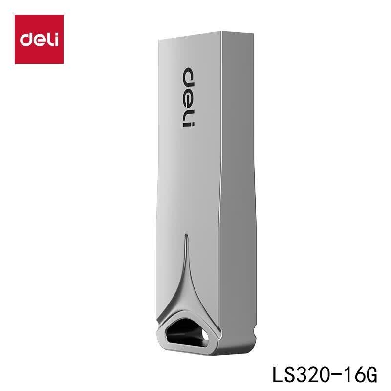 Металлическая флеш-накопитель Deli LS320 USB 2.0