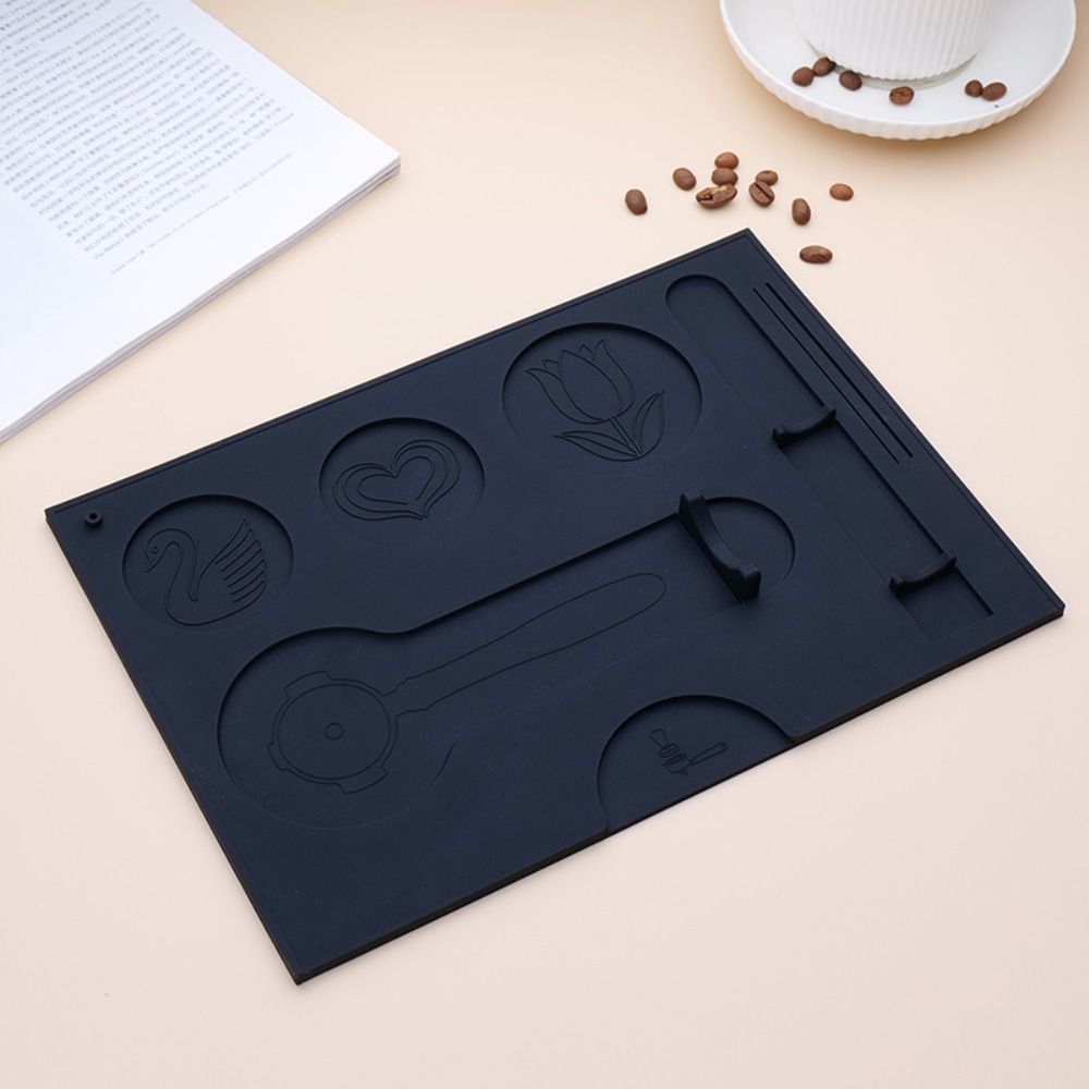 Heat Resistant Espresso Tamping Mat Barista Tamping Station Barista Accessories Tool