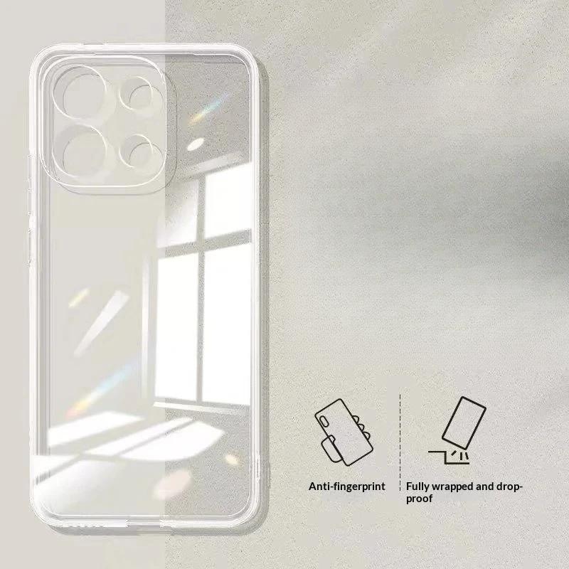 Ultra Thin Transparent Light Phone Case For OnePlus Turbo6 Turbo 6 6V Soft Clear TPU Protective Shockproof Back Cover Housing