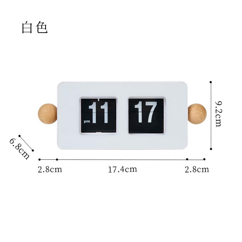 Automatischer Blattwendekalender Schreibtischdekoration Wohnzimmer Schlafzimmer Arbeitszimmer Nachttisch Kreative Einfache Und Retro Uhr