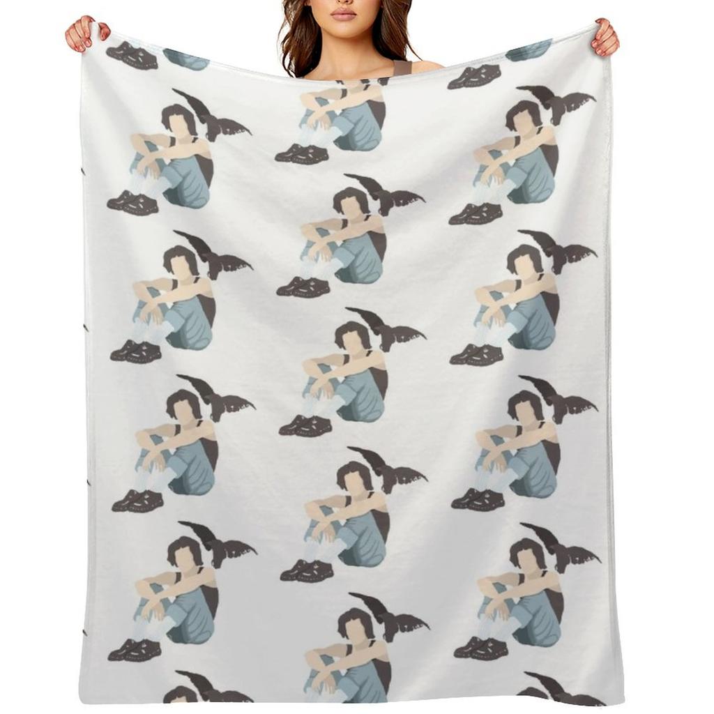 kid krow conan gray Throw Blanket Blankets For Sofas for babies Plaid Soft Blankets