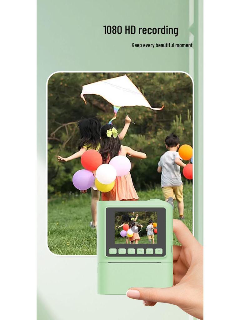 מצלמת פולארויד צבע מיידית: צלם והדפס תמונות באופן מיידי - מתנת יום הולדת מושלמת.