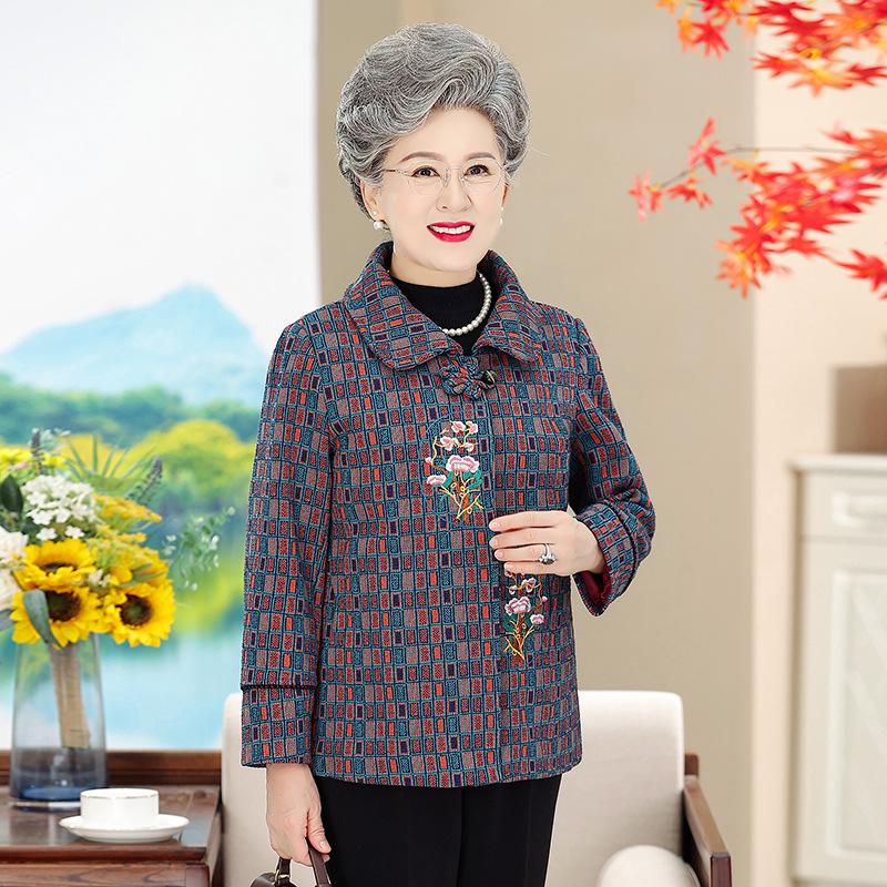 Lapel jacket year-old women's small men's tops 0 old women's spring clothes