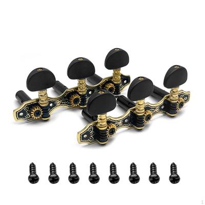 113 Mm String Tuning Pegs 1:14 Gear Ratio Classical Guitar Tuner Set SemiOpen Design Machine Heads