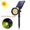 Outdoor 4/7LED Solar Lamp RGB Solar Lawn Light Garden Landscape Spotlights for Garden Yard Porch Lawn Ground Decoration
