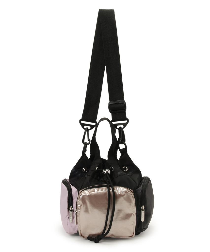 CONV DRAWSTRING Gold CRSSBDY/1511/Black/Rose Shine/Pink