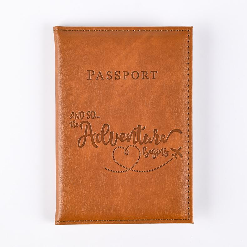 1 Stück Reisepass-Schutzhülle aus Pu-Leder, Dokumentenetui, Reisepass, Schutzhülle, Material, wasserdicht, für Frauen und Mädchen