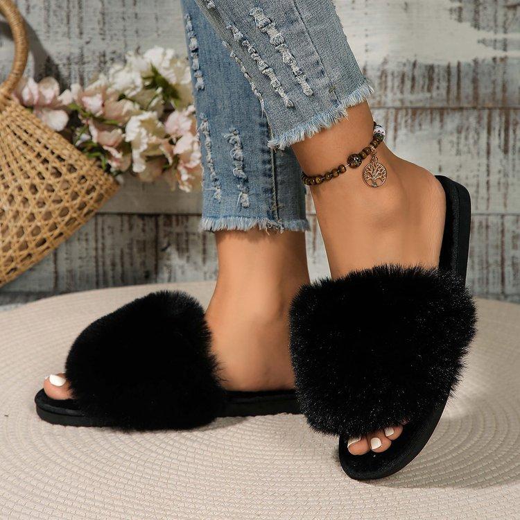 Women's Slippers Winter Home Warm Slippers Non-Slip Soft Comfort Home Couple Slippers