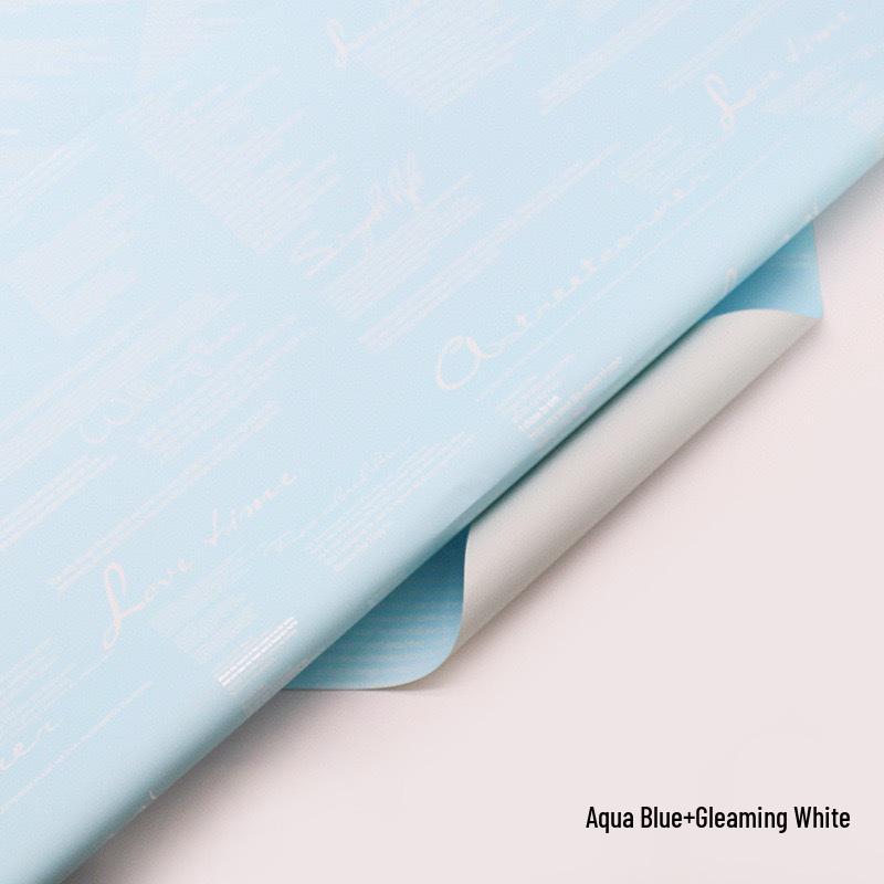 Two-Tone Waterproof Hanji Paper for DIY Flower Wrapping and Bouquet Packaging