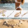 Böhmische Seestern Muschel Perlen Taille Kette Für Frauen Ozean Stil Reiskörner Sexy Bikini Bauch Kette Urlaub Körper Schmuck